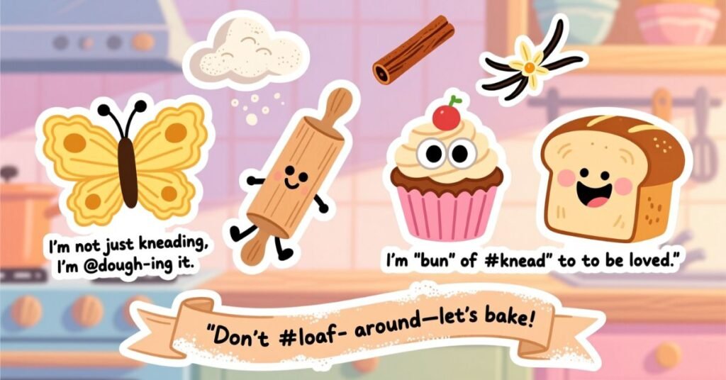 Short & Punchy Baking Puns for Social Captions